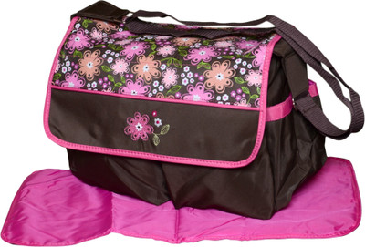 

Offspring Multi Function Mama Shoulder Diaper Bag(Brown, Pink)