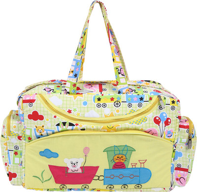 

MomToBe d-bag Diaper Bag(Light Yellow Multiprinted)