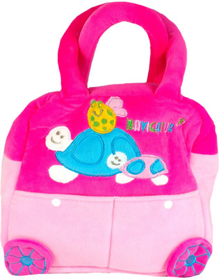 

Navigator Pink Soft Bus Fur Handle Diaper Bag(Pink)