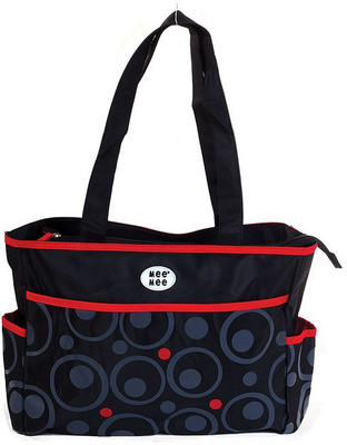 

MeeMee Multi Functional Nursery Bag(Black, Red)