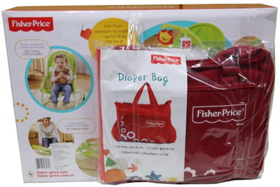 

Fisher-Price NBT Rocker Backpack Diaper Bag(Maroon)