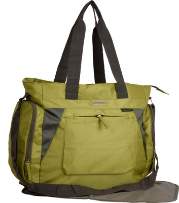 

Offspring Multi Function Mama Shoulder Diaper Bag(Olive Green, Grey), Grey;olive green