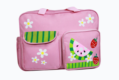 

Kiwi Watermelon & Strawberry Print Diaper Bag(Multicolor)