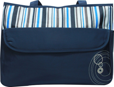 

Kiwi Multi Colour Stripes Diaper Bag(Multicolor)