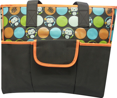 

Kiwi Cute Monkey Print Diaper Bag(Multicolor)