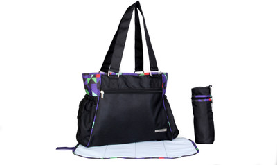 

My Milestones Diaper Bag Spectra- Black Geometric Diaper Bag Spectra- Black Geometric(Black)