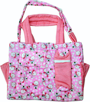 

Jhankhi Mothers Bags Regular Backpack Diaper Bag(Pink)