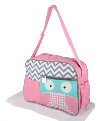 

Offspring Outing Mama Shoulder Messenger Diaper Bag(Pink, White, Grey, Blue), Blue;grey;pink;white