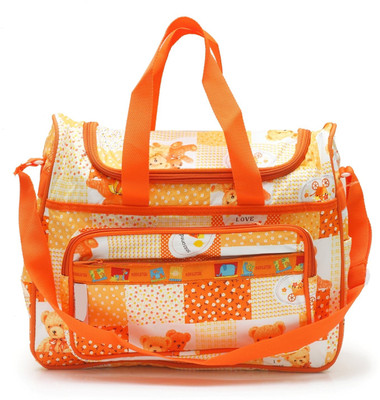 

Bazaar Pirates Mother's luggage Bag For New Born Baby Cum Shoulder Diaper Bag(Orange)