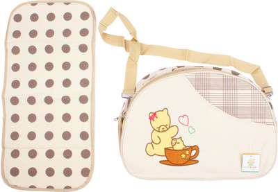 

Ole Baby Attractive Applique Multipurpose Nursery Bag(Cream, Brown), Brown;cream