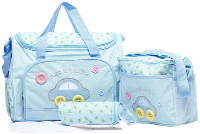 Sunbaby Mommy Bag (Set Of3) Blue Diaper(Blue)