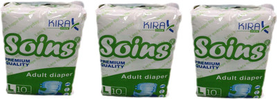 

SOINS Adult Diapers - L(30 Pieces)