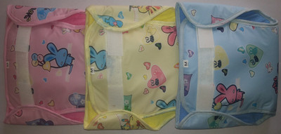 

Love Baby 634 Plastic Pocket Diaper - M(3 Pieces)