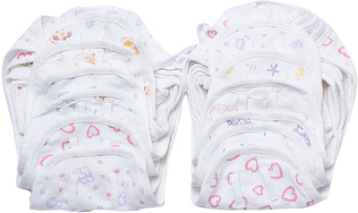 Firststep Firststep newborn baby Hosiery cotton cloth nappies pack of 12 pcs (multi)(0-3months)