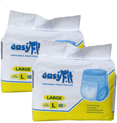 

EasyFit Pull Ups Adult Diapers - L(10 Pieces)