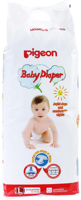 

Pigeon Baby Diaper L Size 34Pcs - L(34 Pieces)