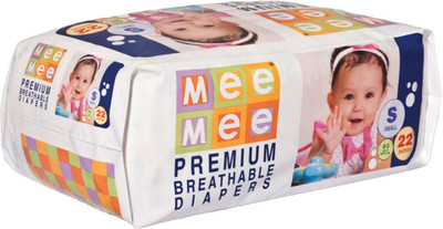 

MeeMee Premium Breathable Diapers - S(22 Pieces)
