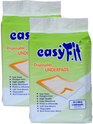 

EasyFit Underpads Adult Diapers - L(10 Pieces)