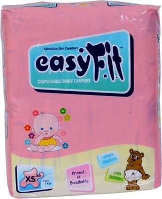 Easy Fit Disposable Baby Diapers - XS