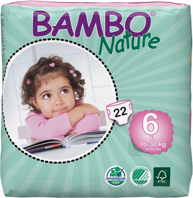 

Bambo Nature XL 10-30 kg, 22 Count - XL(22 Pieces)