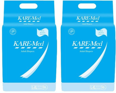 

Kare Med Adult Diapers - L(2 Pieces)