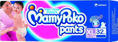 

MamyPoko Pants Diaper - XL(32 Pieces)