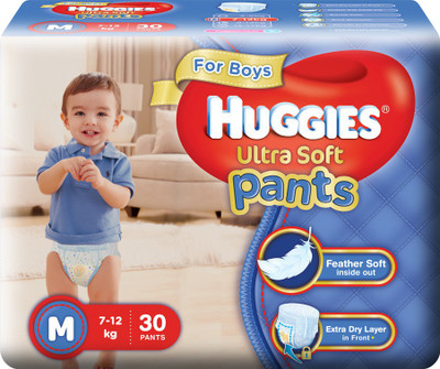 Huggies Ultra Soft Pants - M(30 Pieces)