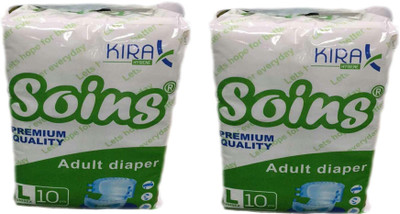 

Soins Adult Diapers - L(20 Pieces)