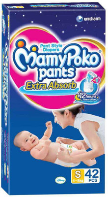 

MamyPoko Pant Style Diapers - S(42 Pieces)