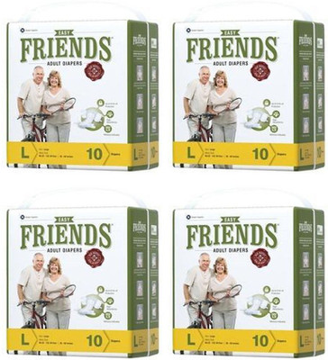 

Friends Easy Adult Diapers - L(4 Pieces)