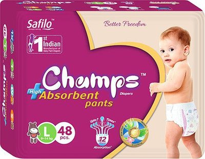 

Champs High Absorbent Pants - L(48 Pieces)