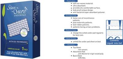 Staysure StaySure Underpads - L