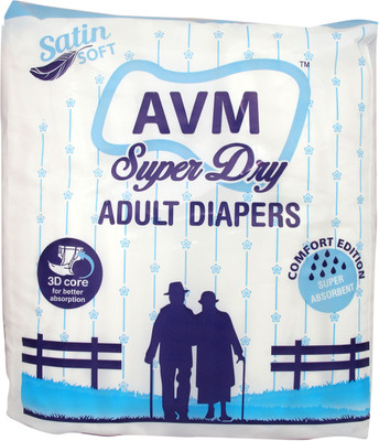 Avm Super Dry Regular Adult Diapers M 10 Pieces