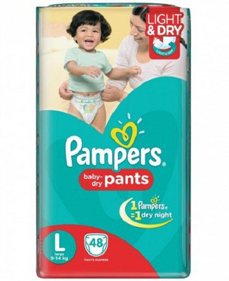 

Pampers Pants Diapers - L - L(48 Pieces)