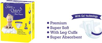 StaySure Baby Diaper - S