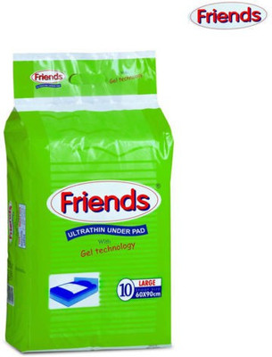 

Friends Ultrathin Underpad Adult Diapers - L(10 Pieces)
