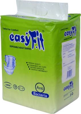 Easyfit Disposable Adult Diapers - Medium (10 Pieces) 