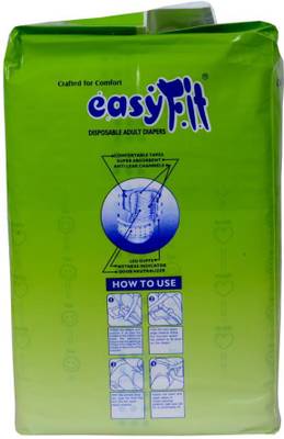 Easyfit Disposable Adult Diapers - Medium (10 Pieces) 