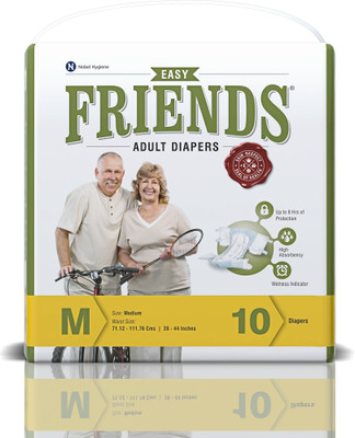 

Friends Easy Adult Diapers - M(10 Pieces)