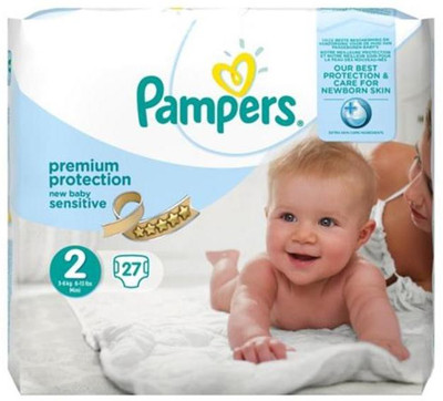 

Pampers Premium Protection New Baby Sensitive Diapers (Size 1) - New Born-21Pc (2-5Kg) - New Born(21 Pieces)