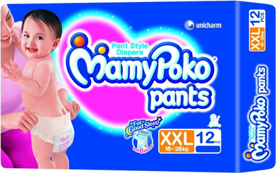 

MamyPoko Pants Diaper - XXL(12 Pieces)