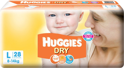 Huggies New Dry - L(28 Pieces)