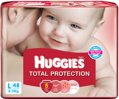 

Huggies Total Protection - L(48 Pieces)
