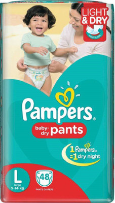 

Pampers Pampers Diapers - L - L(48 Pieces)