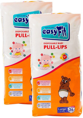 

EasyFit disposable Baby Pullup Diaper - L(36 Pieces)