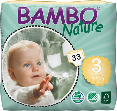 

Bambo Nature Midi 5-9 kg , 33 Count - S(33 Pieces)