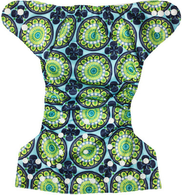 

Soft Baby Reusable Adjustable Cloth Diaper, Blue;green