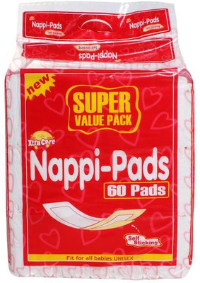 

Xtracare Nappy Pads - 60 Pads - New Born(60 Pieces)