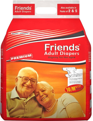 

Friends Premium Adult Diapers - M(10 Pieces)