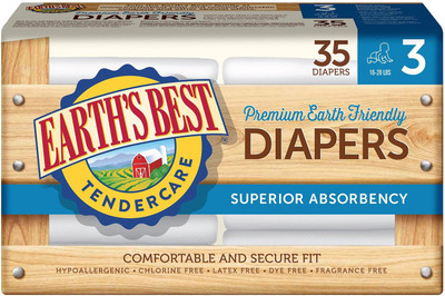 

Earths Best Chlorine-Free Diapers - M(140 Pieces)
